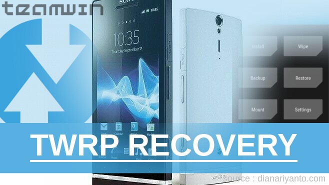 TWRP Sony Xperia advance ST27i Berhasil 100%