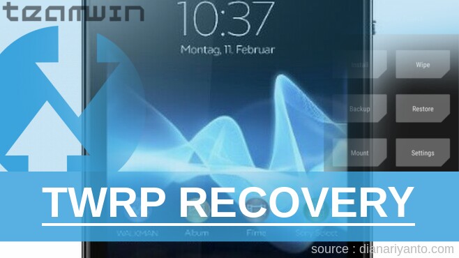 TWRP Recovery Sony Xperia E C1504 Temp
