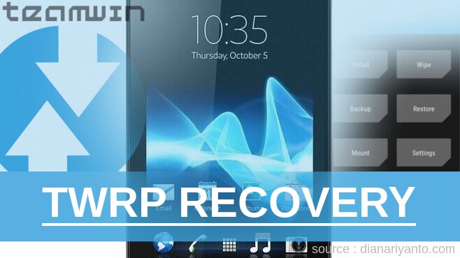 Cara Install TWRP Sony Xperia J ST26i Berhasil 100%