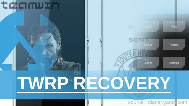 Pasang TWRP Sony Xperia J1 Compact Metal Gear Solid Edition Tanpa Unlock Bootloader