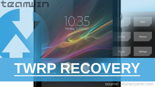 Cara Pasang TWRP Sony Xperia M C1905 Tanpa PC