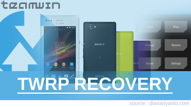 Install TWRP Sony Xperia M Dual Tanpa PC
