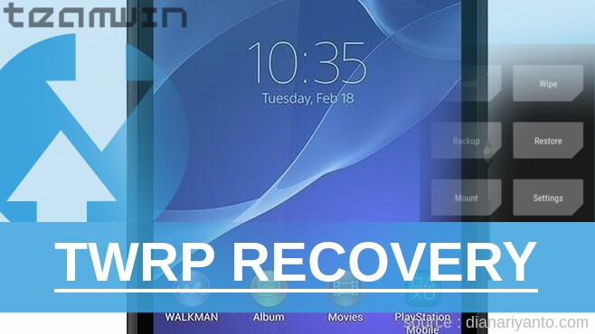 TWRP Recovery Sony Xperia M2 Dual D2302 Temp