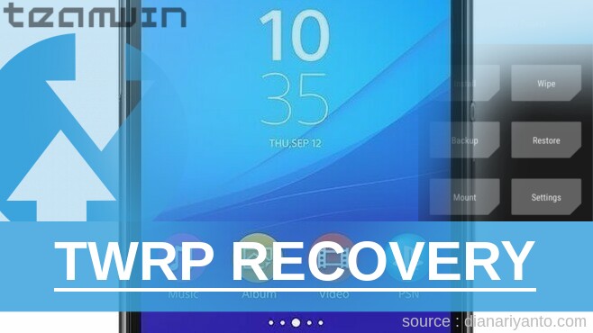 Cara Install TWRP Sony Xperia M5 Dual E5663 Temp