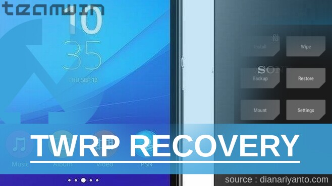 TWRP Recovery Sony Xperia M5 E5603 Temp