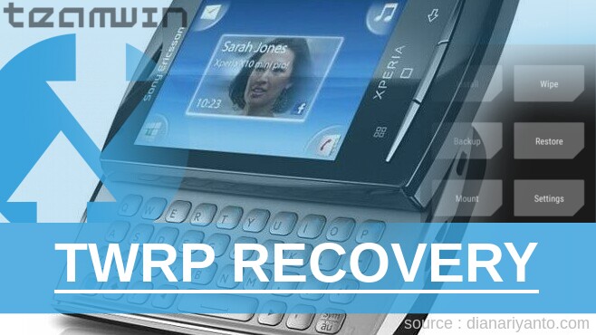 Install TWRP Sony Xperia Mini Pro SK17i Beta