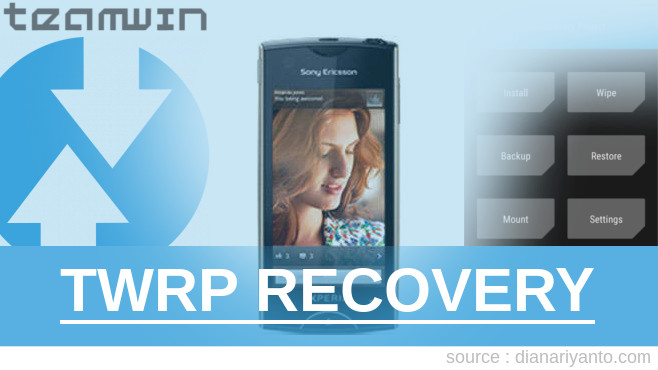 Install TWRP Sony Xperia Ray Tanpa Komputer