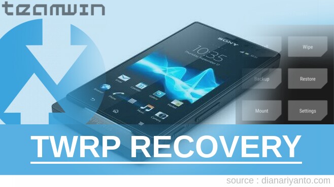 Pasang TWRP Sony Xperia Sola MT27i Tanpa Komputer