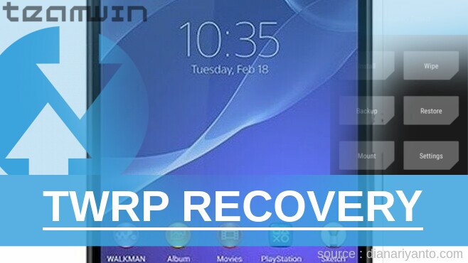 Install TWRP Sony Xperia T2 Ultra Dual D5322 Tanpa PC