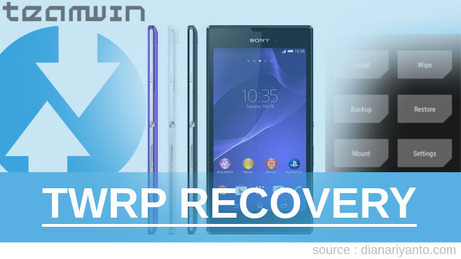 TWRP Recovery Sony Xperia T3 Tanpa Komputer