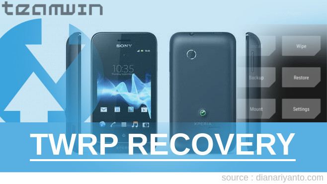 TWRP Recovery Sony Xperia Tipo Temp