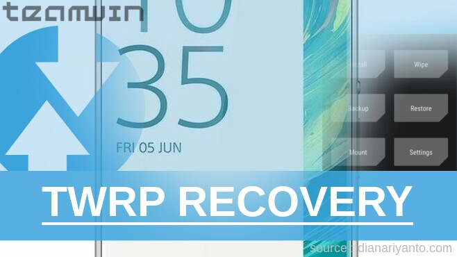 Pasang TWRP Sony Xperia XA Ultra F3216 Tanpa Komputer