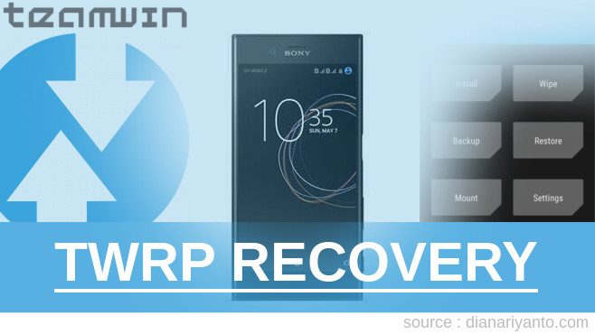 Cara Install TWRP Sony Xperia XZs Temp