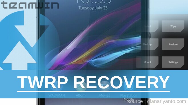 Cara Install TWRP Sony Xperia Z1 C6903 Temp